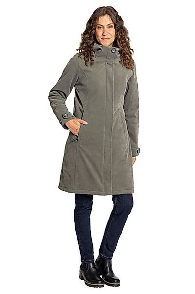 Elkline Wintermantel Glasgow Cord (winddicht, wasserdicht, warm) stonegrau günstig online kaufen