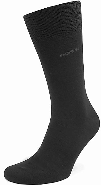 BOSS Socken 2-Pack Schwarz - Größe 39-42 günstig online kaufen