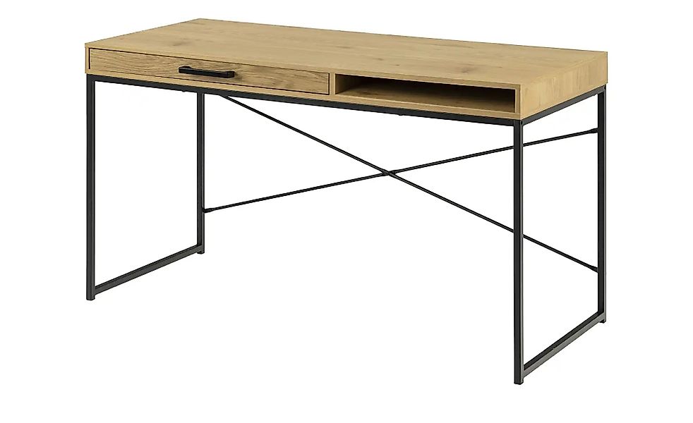 ACTONA GROUP Schreibtisch, Metallgestell, 1 Schublade und 1 offenem Fach, B günstig online kaufen