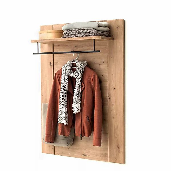 Hängegarderobe in Eichefarben 85 cm breit günstig online kaufen