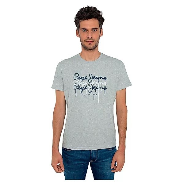 Pepe Jeans Moe 2 Kurzärmeliges T-shirt S Grey Marl günstig online kaufen