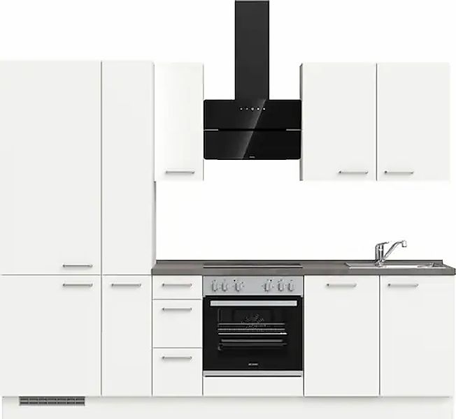nobilia® Küchenzeile »"Touch II"«, vormontiert, Ausrichtung wählbar, Breite günstig online kaufen