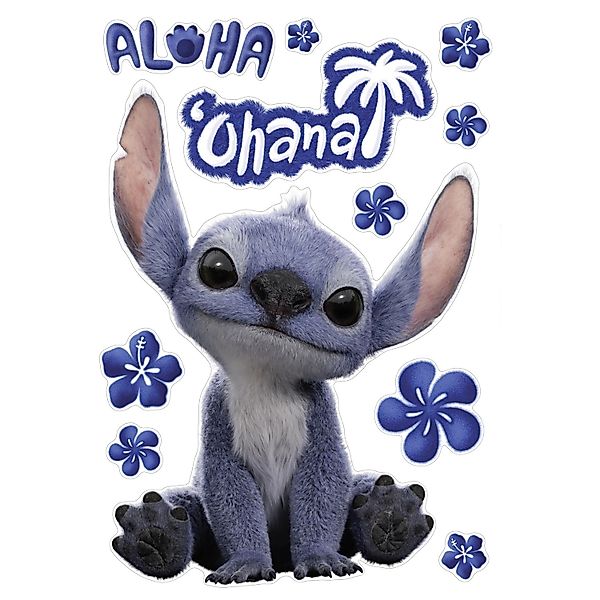 Komar Deko-Sticker Disney Lilo and Stitch Live Action Ohana 50 cm x 70 cm günstig online kaufen