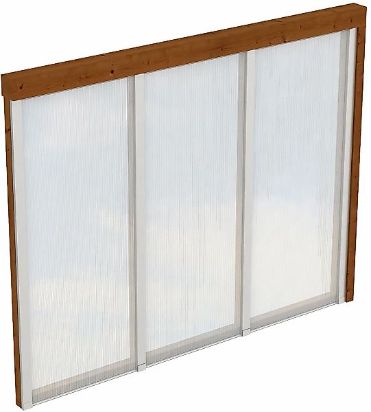Skanholz Carport-Seitenwand m. Polycarbonatplatten günstig online kaufen