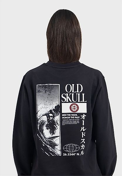 Oldskull Sweatshirt Asian Lotus Surf Logo Graphic Traditionelles fernöstlic günstig online kaufen