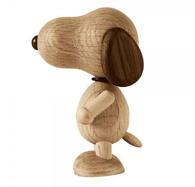Boyhood Lernspielzeug Dekofigur Peanut x Snoopy Eichenholz Bicolor (10cm) günstig online kaufen