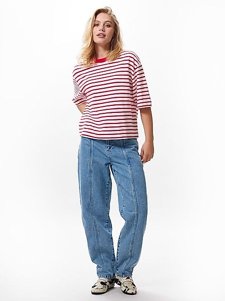 Catwalk Junkie T-Shirt – Gestreiftes Cropped günstig online kaufen