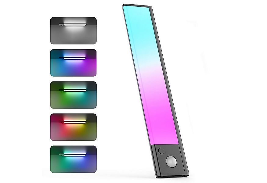 Fanttik LED Lichtleiste ohne Kabel, RGB Küchenschrank mit Bewegungsmelder u günstig online kaufen