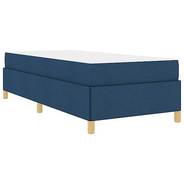 vidaXL Bett Boxspringbett mit Matratze Blau günstig online kaufen