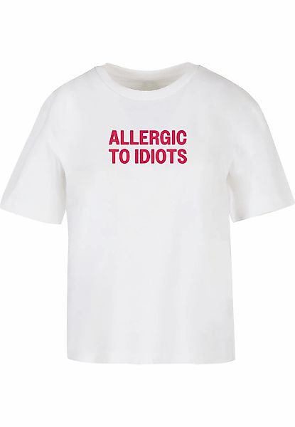 Miss Tee T-Shirt "Miss Tee Allergic To Idiots Tee" 1 Stk. tlg. günstig online kaufen