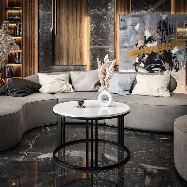 Lookway Couchtisch LORI mit Hochglanz Platte günstig online kaufen