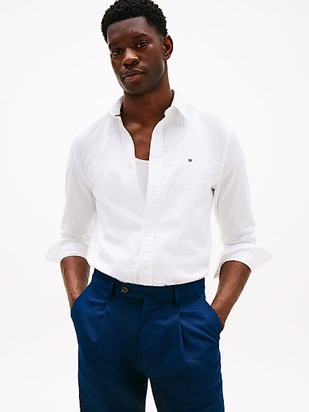 Tommy Hilfiger Langarmhemd DOBBY STRUCTURE RF günstig online kaufen