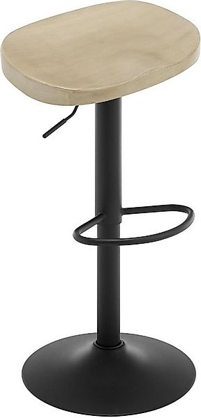 Woltu Barhocker (1 St), einzeln, mit Sattelsitz Fußstütze, aus Massivholz M günstig online kaufen