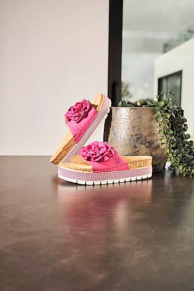 Rieker Pantolette, Sommerschuh, Schlappen mit modischem Plateau günstig online kaufen
