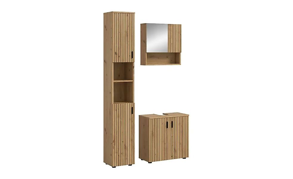 Badkombination  Mönchsee ¦ holzfarben ¦ Maße (cm): B: 105 H: 192 Schränke > günstig online kaufen