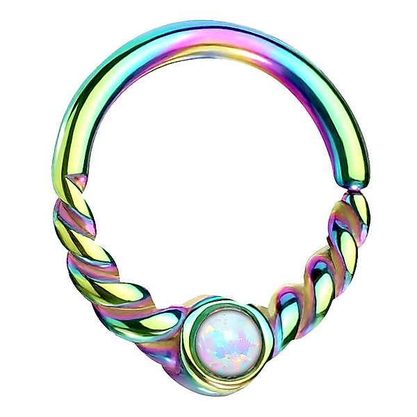 Taffstyle Nasenpiercing Septum Tragus Ring Oval günstig online kaufen