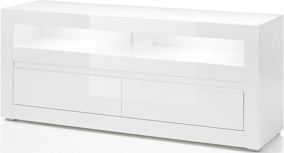 INOSIGN Lowboard "Carat" Breite 150 cm, wird mit 2 Leisten geliefert (weiss günstig online kaufen