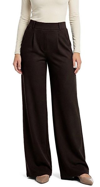 dy_mode Palazzohose Damen Anzughose Weites Bein unifarben Elegante Palazzoh günstig online kaufen