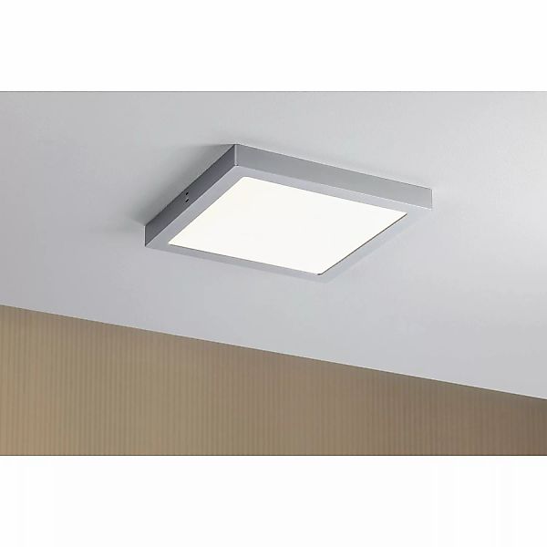 Paulmann LED-Panel Abia eckig 300x300 mm 22 W, 2.700 K, 3200 lm Chrom matt günstig online kaufen