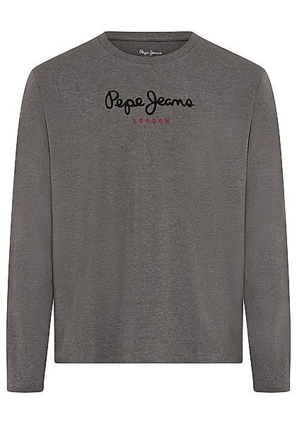 Pepe Jeans Langarmshirt EGGO LONG N aus reiner Baumwolle, Rundhals günstig online kaufen