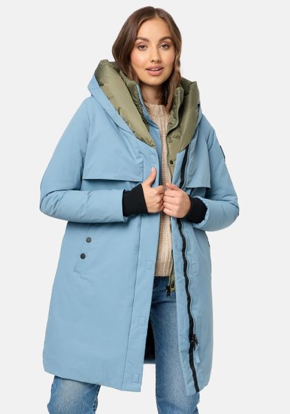 Navahoo Kurzmantel "Snowelf" Wintermantel mit hohem Kragen und großer Kapuz günstig online kaufen