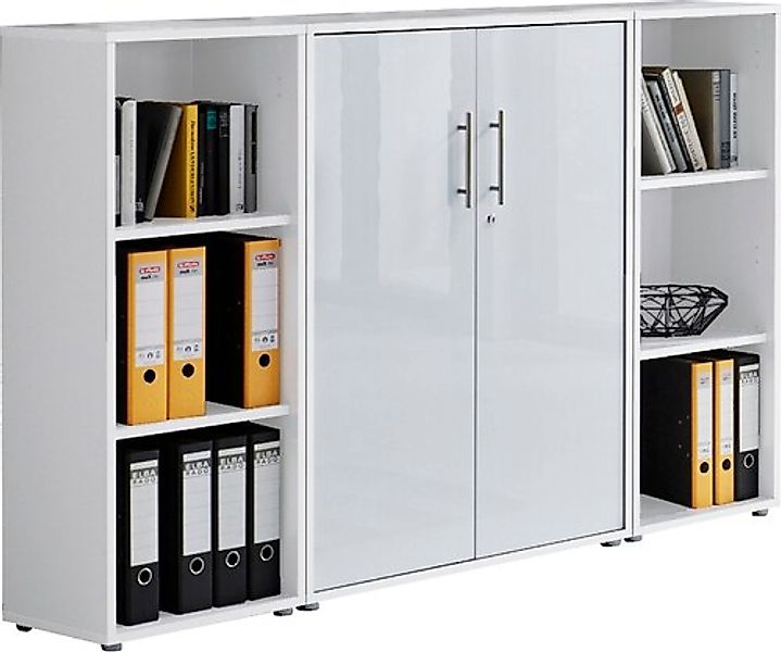 BMG Möbel Büromöbel-Set »Tabor«, besteht aus 1 Schrank und 2 Regalen günstig online kaufen