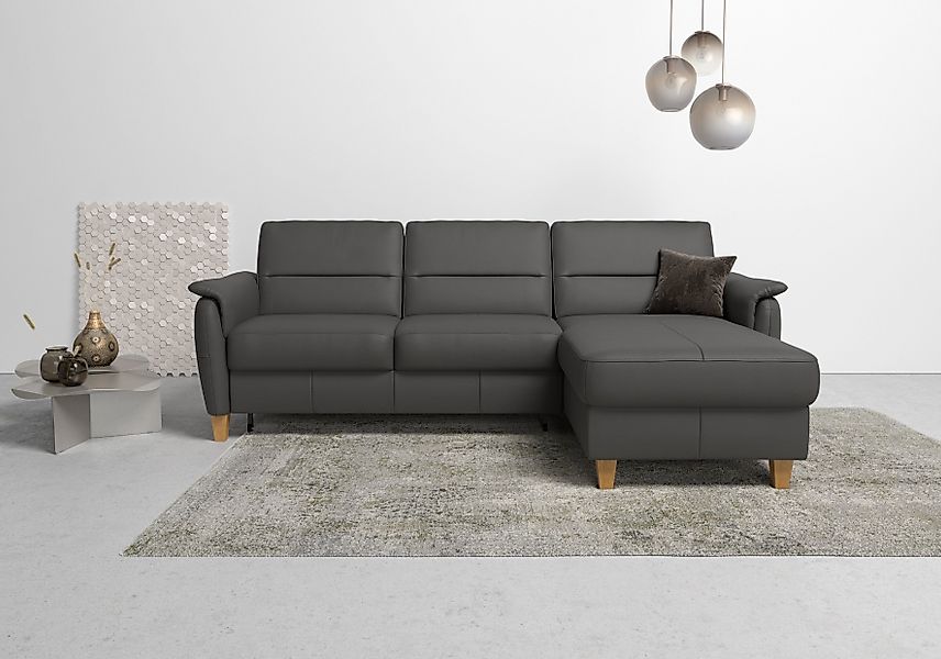 Home affaire Ecksofa Palmera L-Form, Federkern, günstig online kaufen