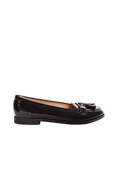 LIPSY Lipsy Flache Loafer in Lackoptik mit Quasten Loafer (1-tlg) günstig online kaufen