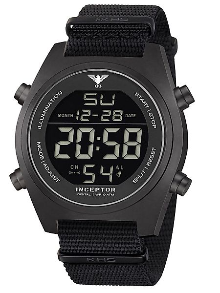 KHS Digitaluhr Inceptor Steel Digital günstig online kaufen
