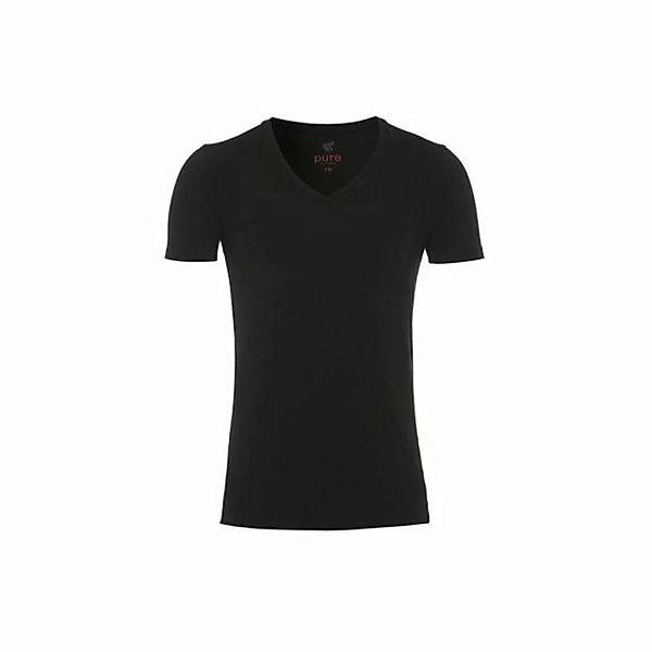 Hatico Rundhalsshirt schwarz regular (1-tlg) günstig online kaufen