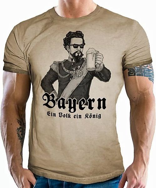 LOBO NEGRO® Trachtenshirt für echte Bayern und Trachten Fans: EIN Volk EIN günstig online kaufen