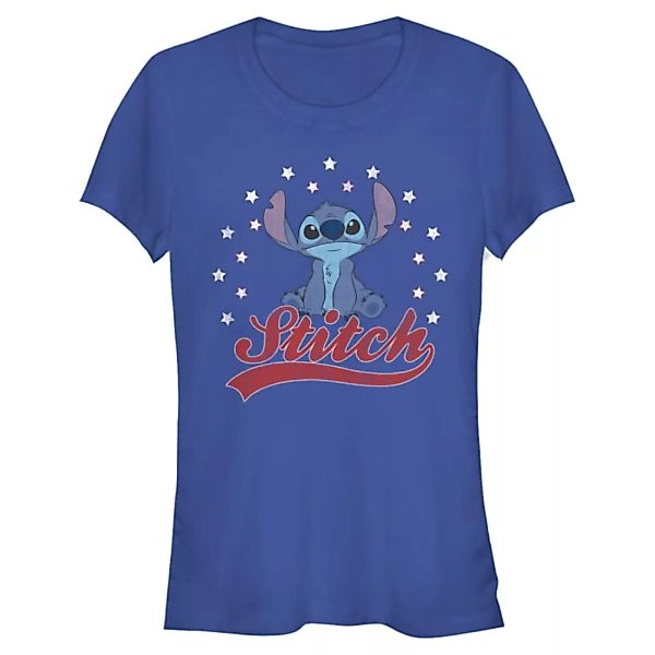 Disney - Lilo & Stitch - Stitch Americana - Frauen T-Shirt günstig online kaufen