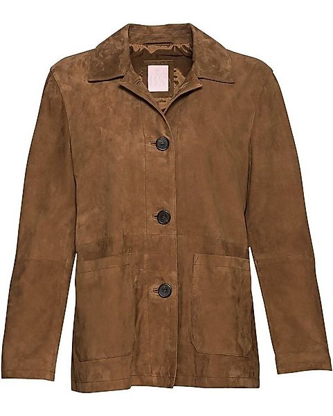 Brigitte von Schönfels Lederjacke Leder-Hemdjacke günstig online kaufen