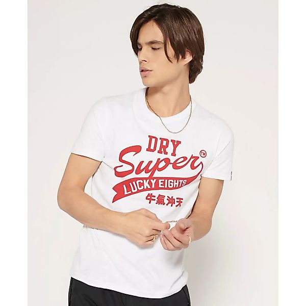 Superdry Cny Print Kurzarm T-shirt L Optic günstig online kaufen
