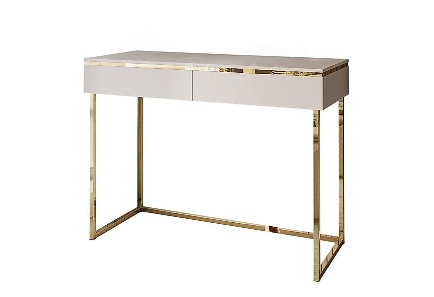 Lookway Schminktisch AURORA GOLD KASCHMIR auf einem goldenen Gestell günstig online kaufen