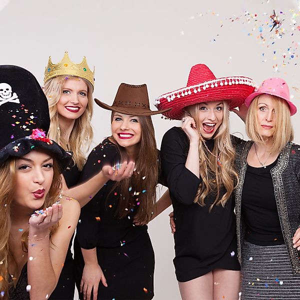 relaxdays Cowboyhut 2 x Cowboyhut Fasching günstig online kaufen