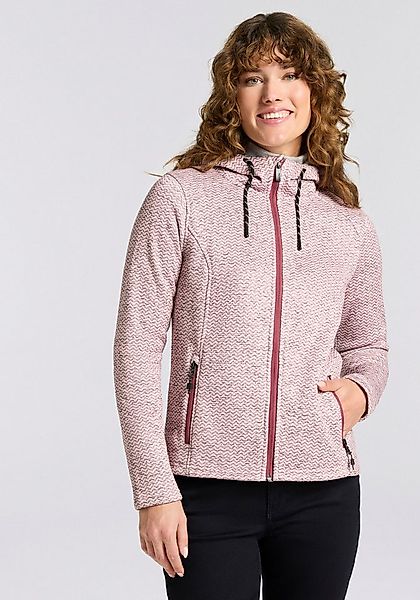 Killtec Strickfleecejacke KOW 5 WMN KNTFLC JCKT mit verstellbarer Kapuze, m günstig online kaufen