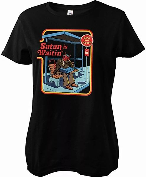 Steven Rhodes T-Shirt Satan Is Waiting Girly Tee günstig online kaufen
