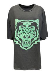 Worldclassca Print-Shirt Worldclassca Oversized Animal Print günstig online kaufen