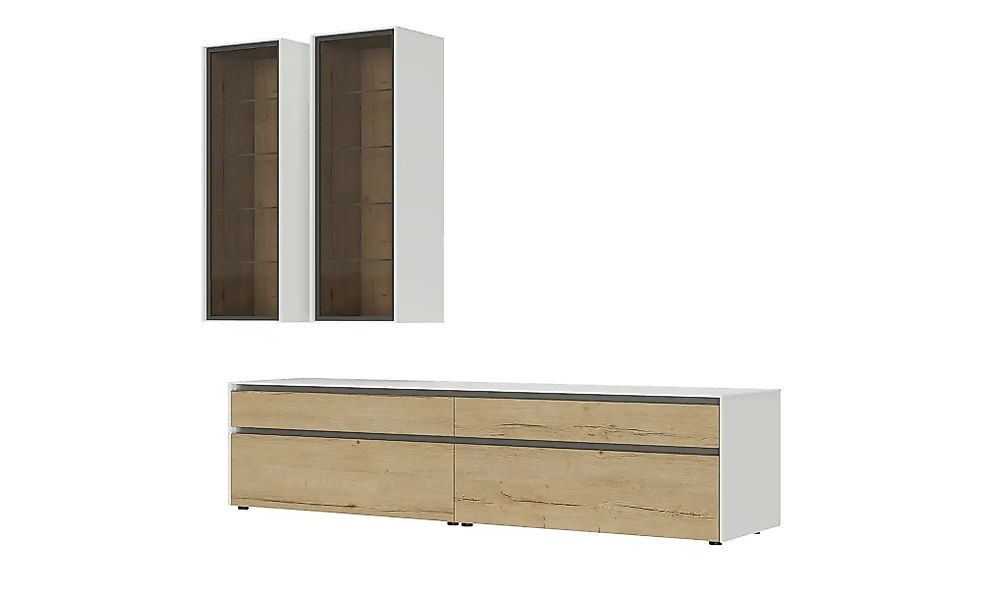Wohnkombination  Metro Line ¦ weiß ¦ Maße (cm): B: 290 H: 207 T: 60.0 Kommo günstig online kaufen
