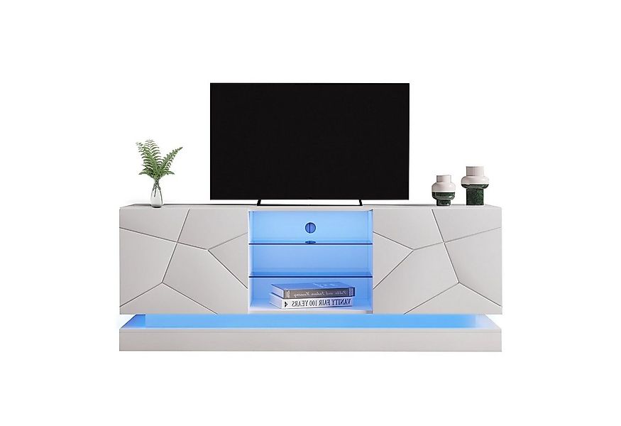 HAUSS SPOLE TV-Schrank TV-Lowboards TV Schrank Fernsehschrank TV-Tisch (mit günstig online kaufen