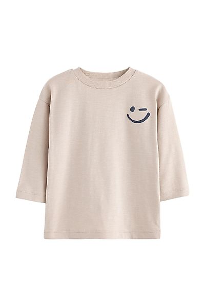 Next Langarmshirt Langarmshirt, Semi unifarben (1-tlg) günstig online kaufen