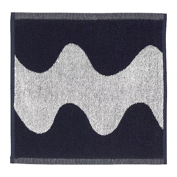 Lokki Handtuch dunkelblau-weiß 30 x 30cm günstig online kaufen