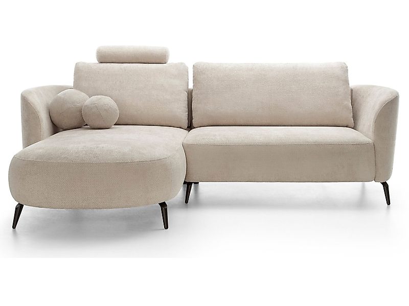Goldstoff Ecksofa Zenit – L-Form Sofa günstig online kaufen