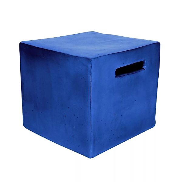 Gervasoni - Inout 41 Beistelltisch / Hocker - blau/LxBxH 40x40x37cm günstig online kaufen