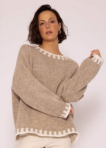 SASSYCLASSY Strickpullover Oversize Pullover Damen aus weichem Grobstrick L günstig online kaufen