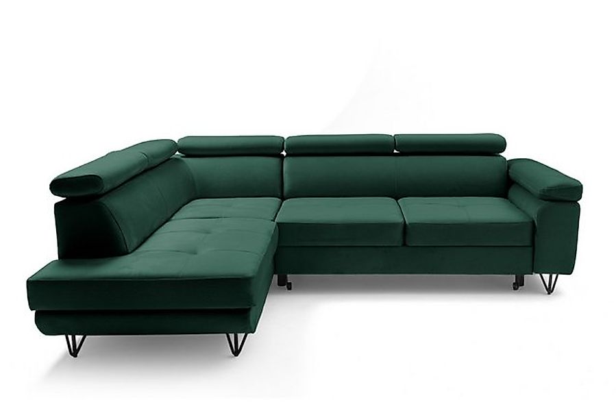 NEXT COLLECTION Ecksofa JUNIOR, B:250/H:90/T:183CM, Verstellbare Kopfstütze günstig online kaufen