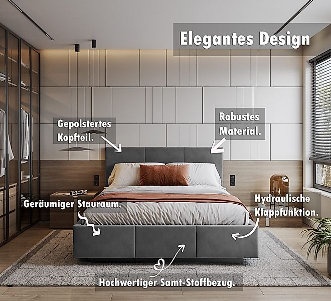 thematys Polsterbett FDM Stauraumbett 90x200, 120x200, günstig online kaufen