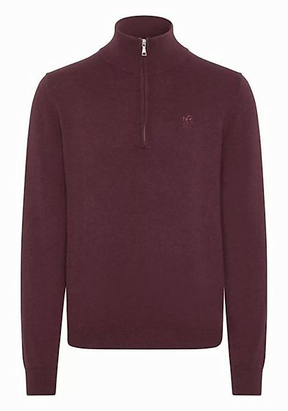 Polo Sylt Strickpullover mit kurzem Zipper günstig online kaufen