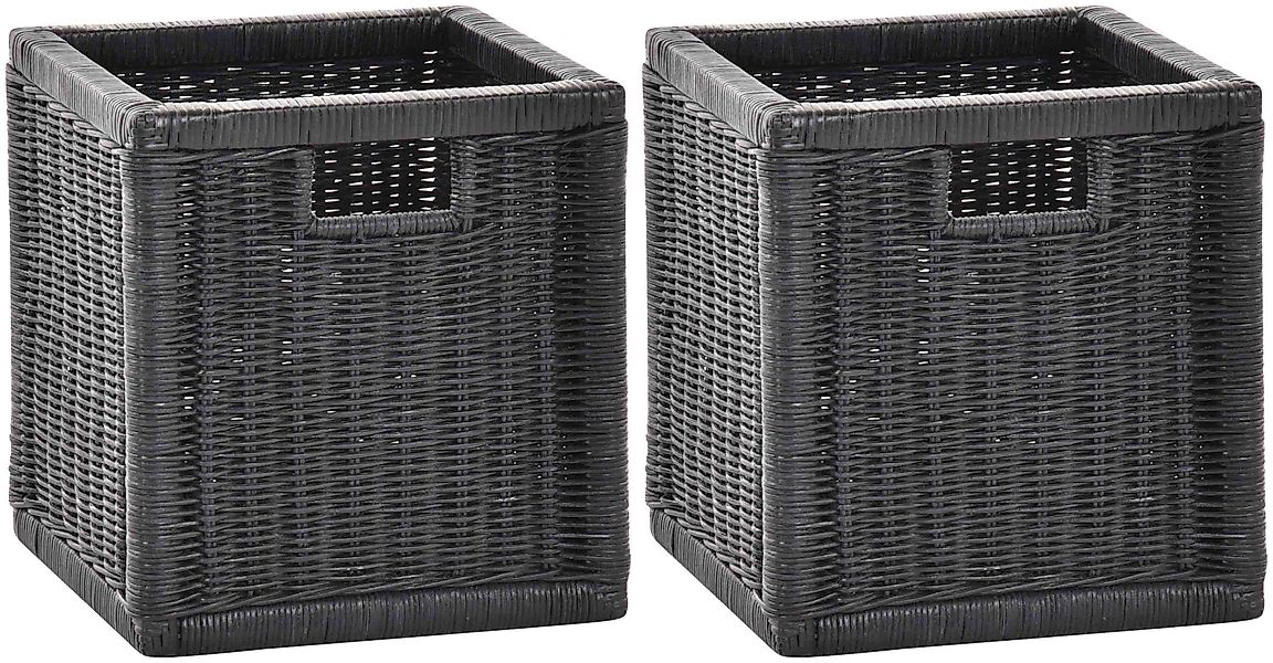 Krines Home Regalkorb Set/2 Regalkorb Aufbewahrungskorb günstig online kaufen